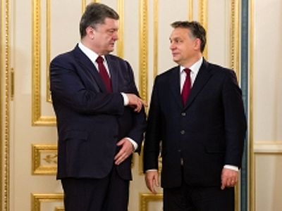 Порошенко и Виктор Орбан. Фото: president.gov.ua
