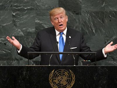 Выступление Д.Трампа на ГА ООН, 25.9.18. Фото: news.rambler.ru