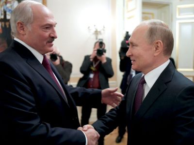 Александр Лукашенко и Владимир Путин. Фото: Global Look Press