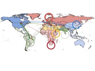 Миграция в развитые страны. Карта: www.imf.org