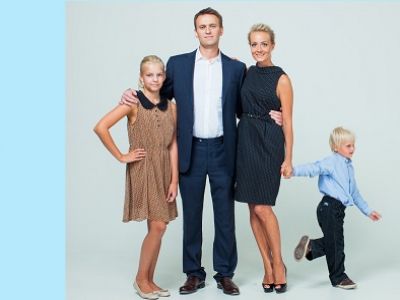 Алексей Навальный и его семья. Фото из блога navalny.livejournal.com