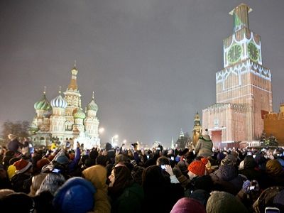 Новый год на Красной площади. Источник - http://martin.livejournal.com/349930.html