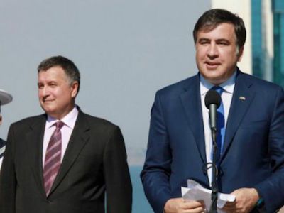 Аваков и Саакашвили. Фото: bbc.com