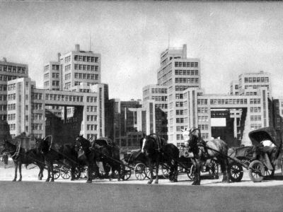 Харьков, извозчики, 1932 год. Фото: Дж.Эббе, mirovich.media